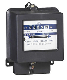 Preto ou painel eletromecânico personalizado do medidor da energia montado para a casa
