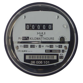 Tipo medidor eletromecânico do soquete da energia, medidores indutivos de watt-hora da fase monofásica